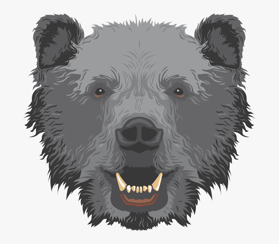 Transparent Polar Bear Clipart - Grizzly Bear, Transparent Clipart