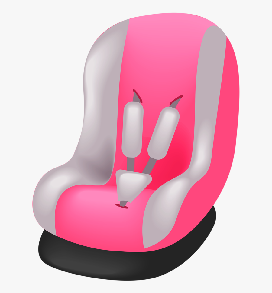 Pink Car Seat Clipart, Transparent Clipart