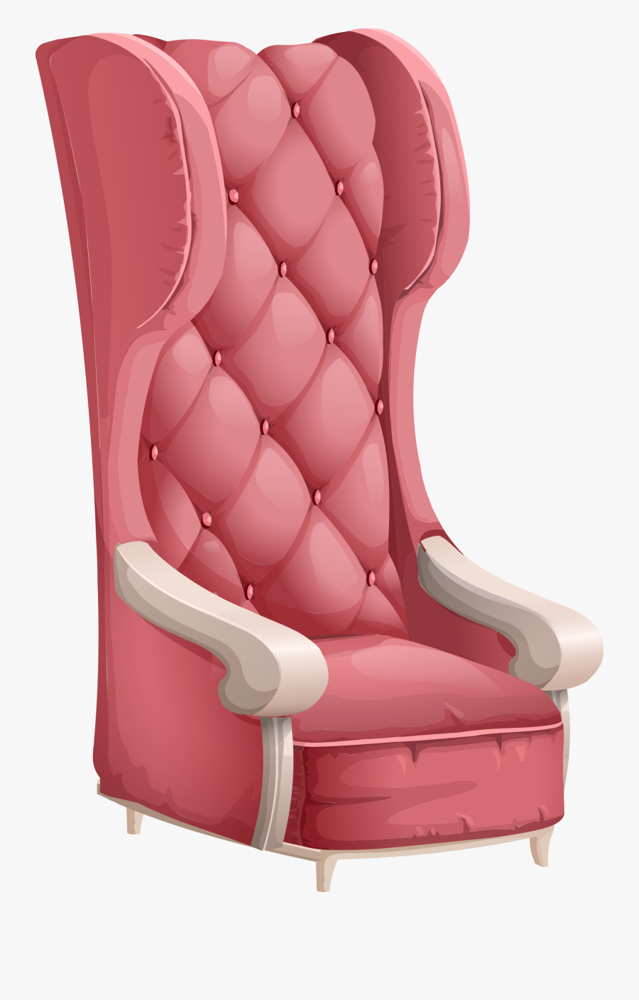 Pink,comfort,car Seat Cover - Fancy Chairs Png, Transparent Clipart
