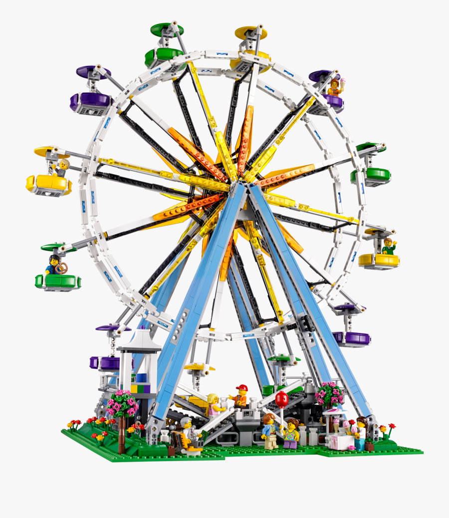 Ferris Wheel Png - Lego 10247, Transparent Clipart