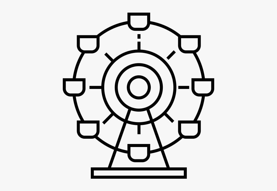 Ferris Wheel Rubber Stamp"
 Class="lazyload Lazyload - Simple Ferris Wheel Vector, Transparent Clipart