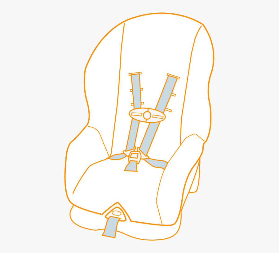 Toddler Car Seat - Chair, Transparent Clipart