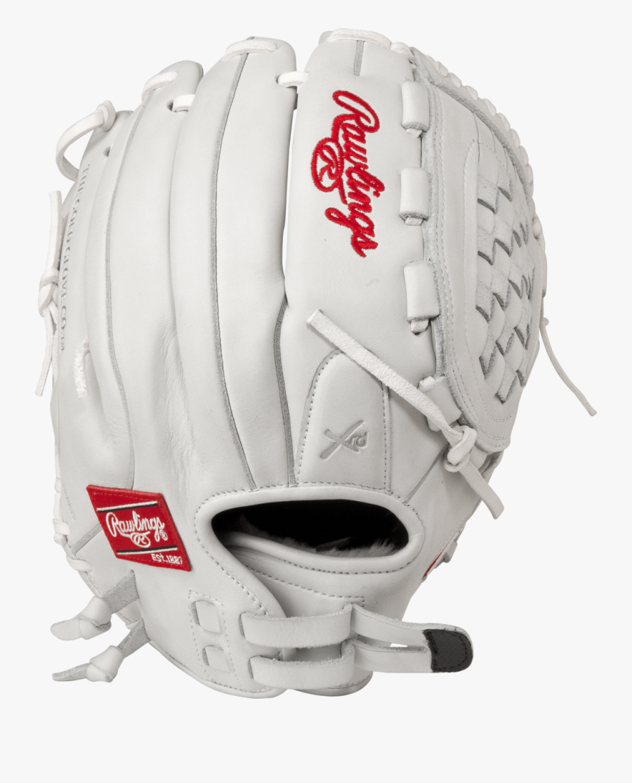 Transparent Baseball Gloves Clipart - White Rawlings Softball Glove, Transparent Clipart