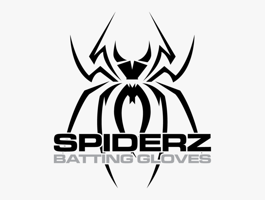 Spiderz Batting Gloves Logo, Transparent Clipart