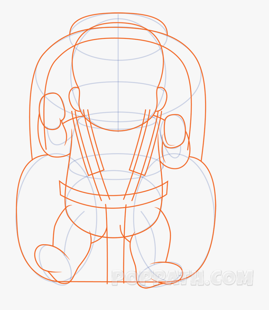 How To Draw A Baby In A Car Seat Pop Path - Illustration, Transparent Clipart