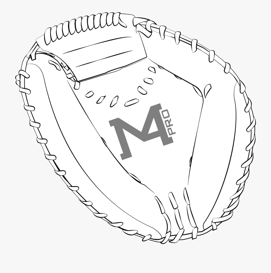 Catcher"s Glove, Baseball - Baseball Catchers Mitt Drawing, Transparent Clipart