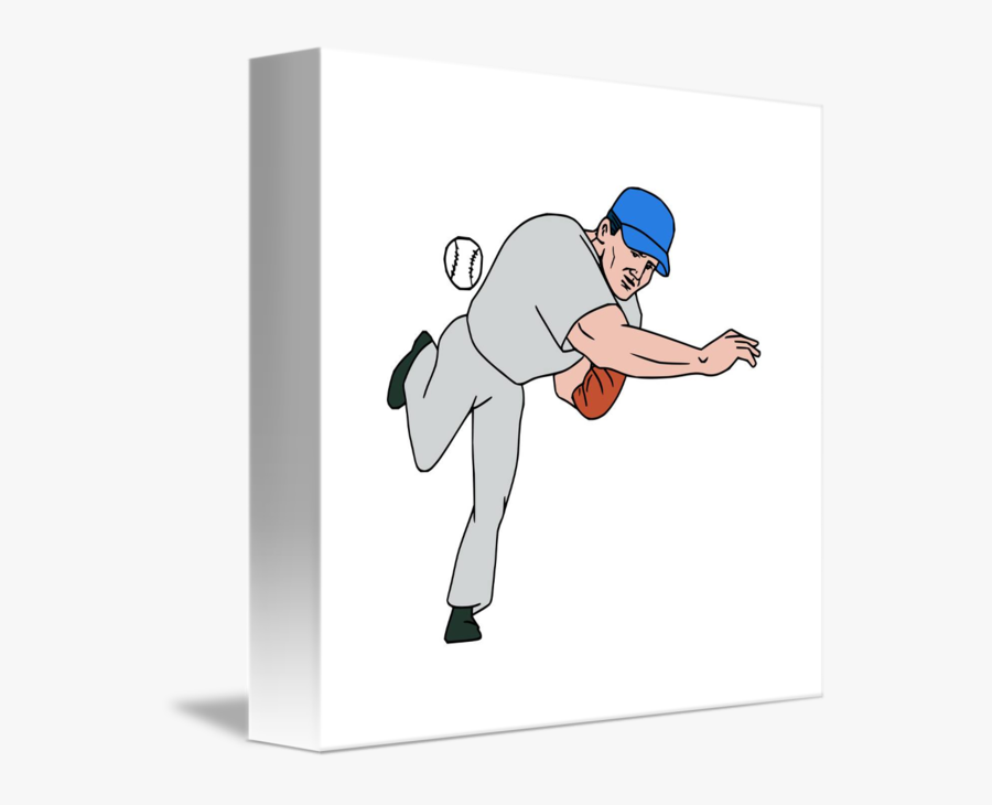 Clip Art Baseball Pitcher Cartoon - Pitcher, Transparent Clipart