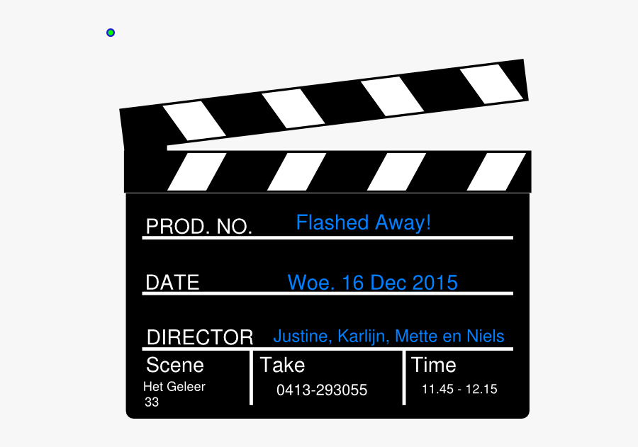 Transparent Claps Clipart - Clapper Board, Transparent Clipart