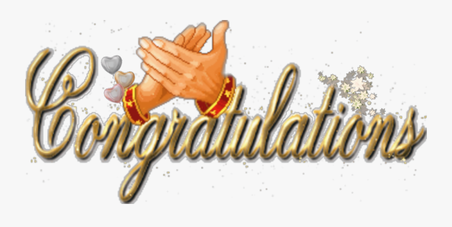 Sticker Congrats Congratulations Clap Flowers - Congratulations Animated Gif, Transparent Clipart
