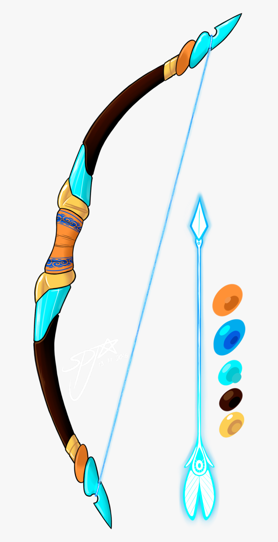 Bow And Arrow Clip Art - Water Bow And Arrow, Transparent Clipart