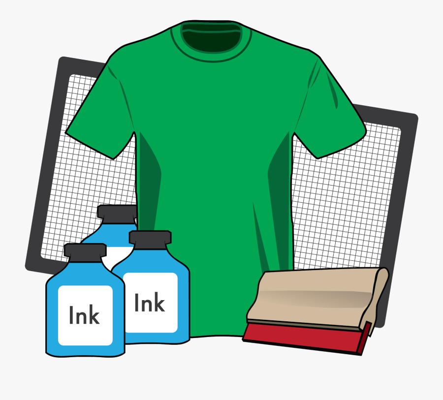 Print Clipart Screen Printing, Transparent Clipart