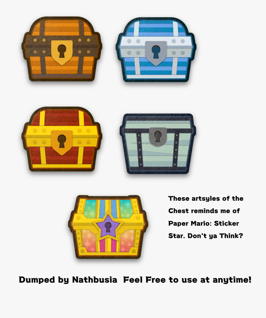 Treasure Chests, Transparent Clipart