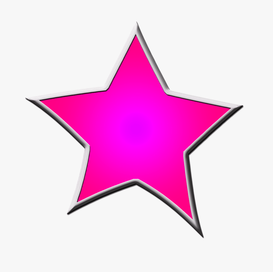 Framed Purple Star Clipart, Transparent Clipart