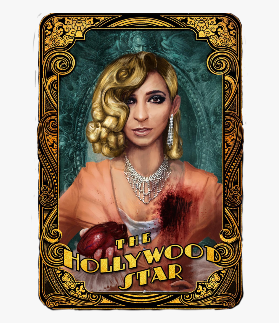 Gabbie Hanna Returns As The Hollywood Star 🎬⭐🗝️ - Escape The Night Tarot Cards, Transparent Clipart