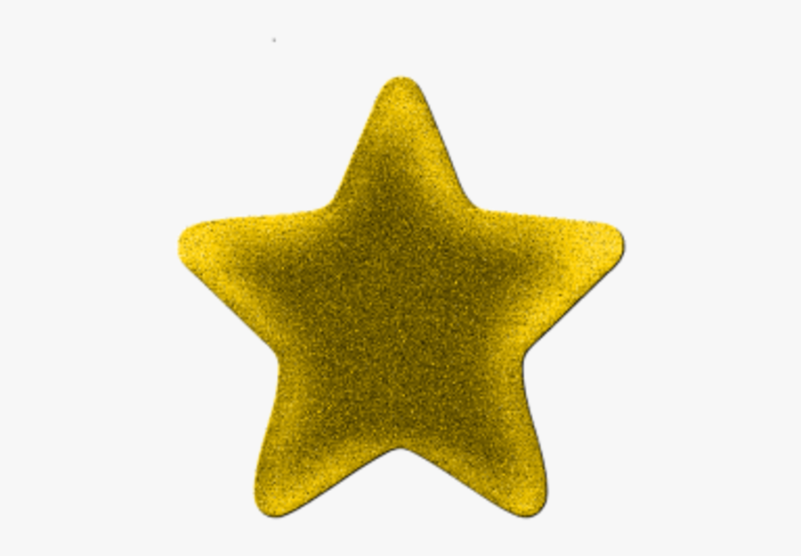 Clipart Star Gold - Gold Star Clipart Sparkly, Transparent Clipart