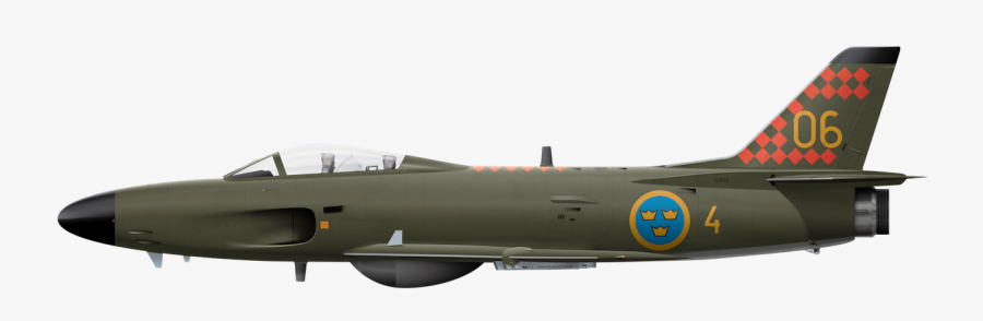 Transparent Cold War Clipart - Jet Plane Side View, Transparent Clipart