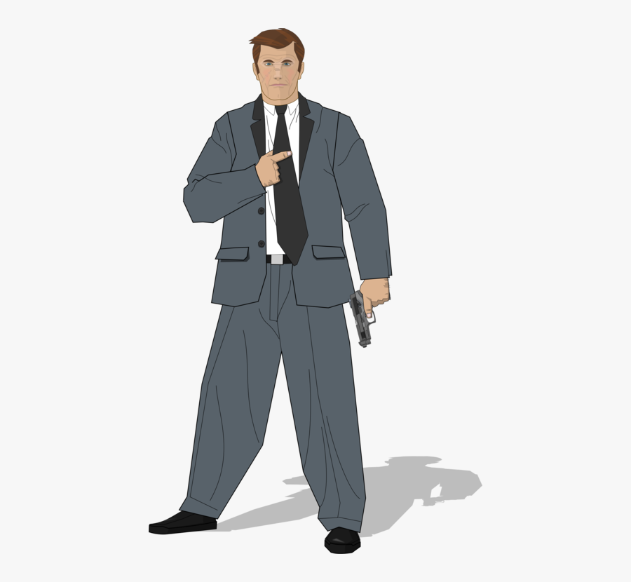 Standing,formal Wear,business - Clip Art, Transparent Clipart