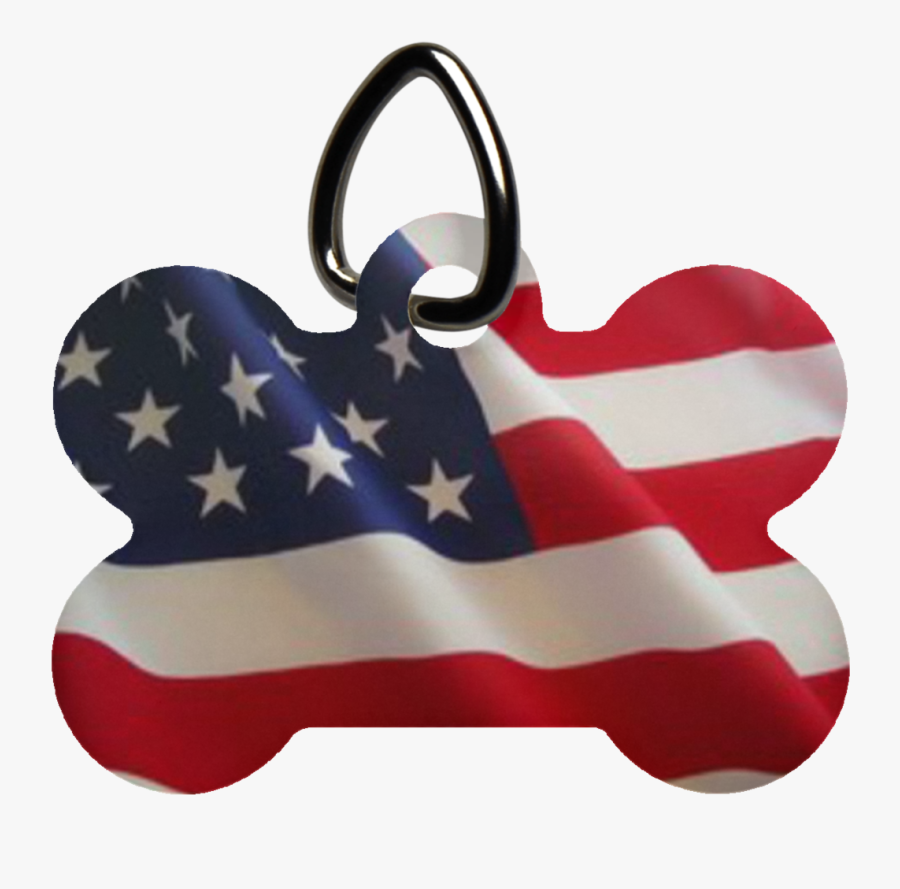 American Flag Dog Bone Pet Tag - Happy Memorial Day 2019 Gif, Transparent Clipart