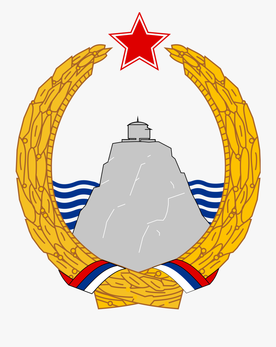 Socialist Republic Of Montenegro Coat Of Arms, Montenegro, - Communist Coat Of Arms Maker, Transparent Clipart