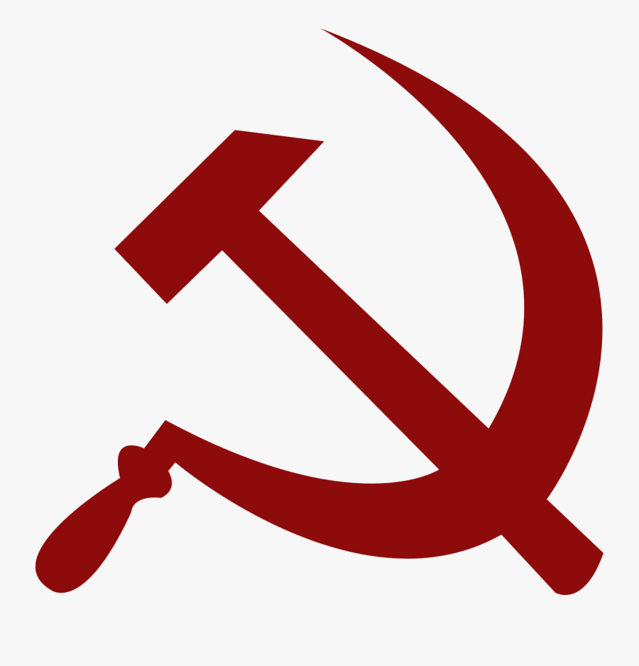 Soviet Union Logo Png - Hammer And Sickle Black, Transparent Clipart