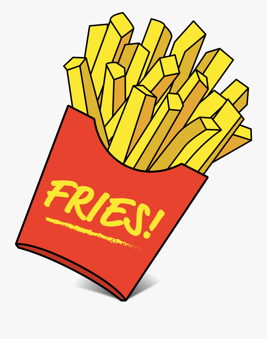 A Balanced Meal - Fries Clipart, Transparent Clipart
