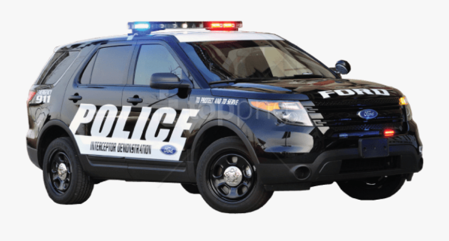 Transparent Police Car Clipart - Police Car Png, Transparent Clipart