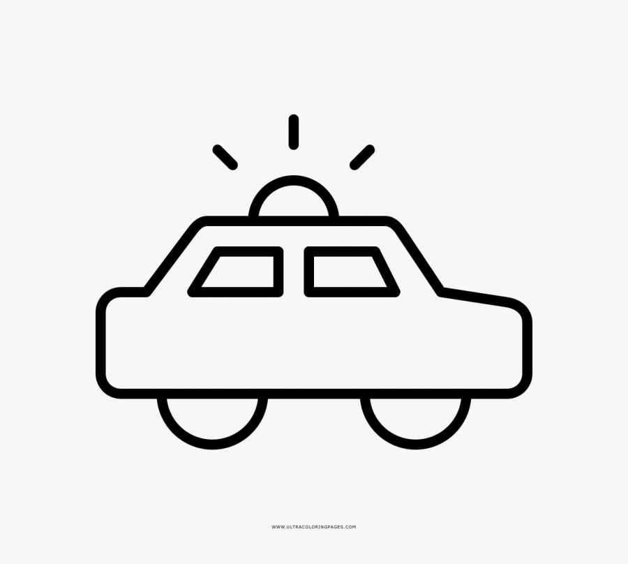 Police Cảr Draw, Transparent Clipart