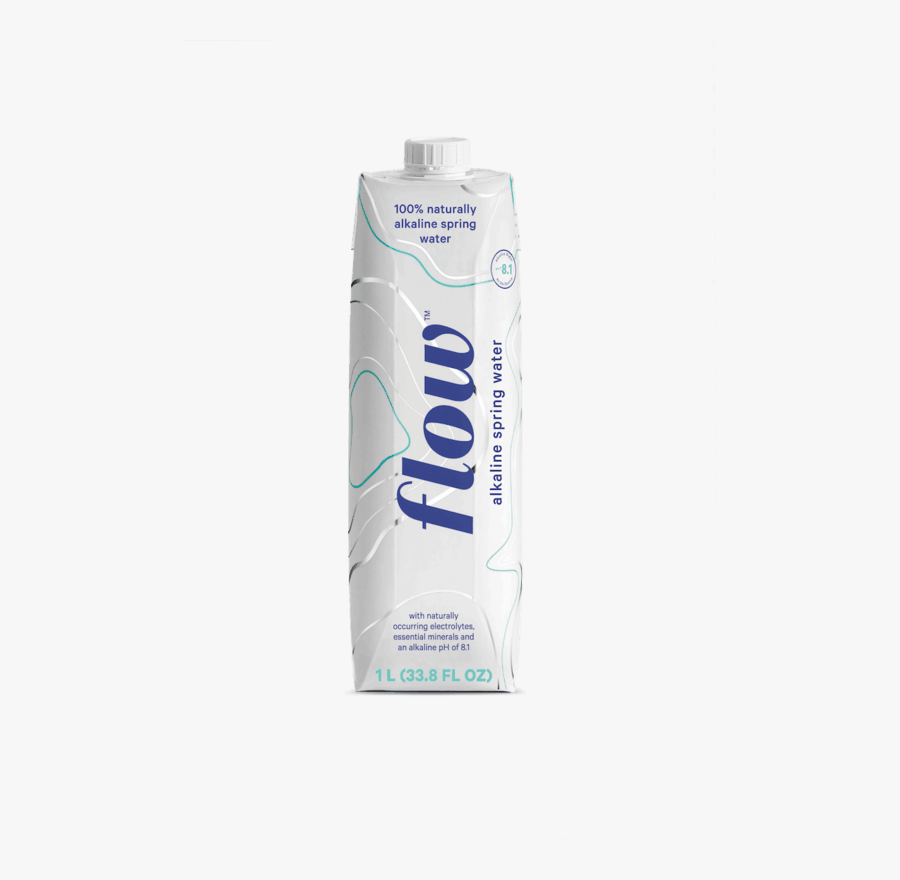 00 For Flow® Alkaline Spring Water - Skim Milk, Transparent Clipart