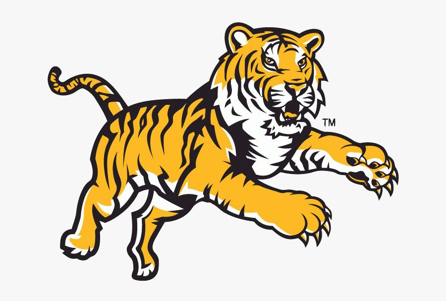 Tiger Lsu Tigers Logo Clipart Free And Saints Transparent - Purple And Gold Tiger, Transparent Clipart