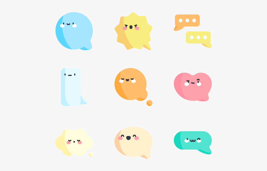 Speech Bubbles - Illustration, Transparent Clipart