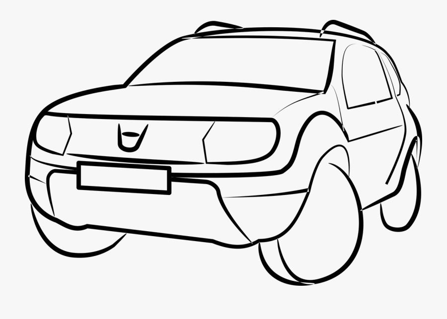Monochrome - Dacia Clipart, Transparent Clipart