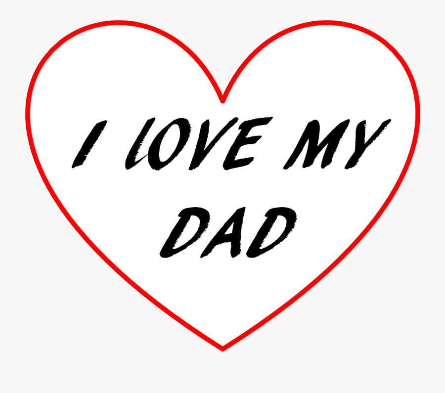 Love My Mom And Dad, Transparent Clipart