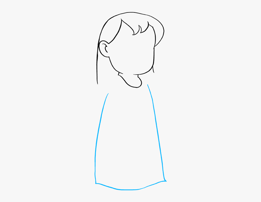 How To Draw Lilo From Lilo And Stitch - Sketch, Transparent Clipart