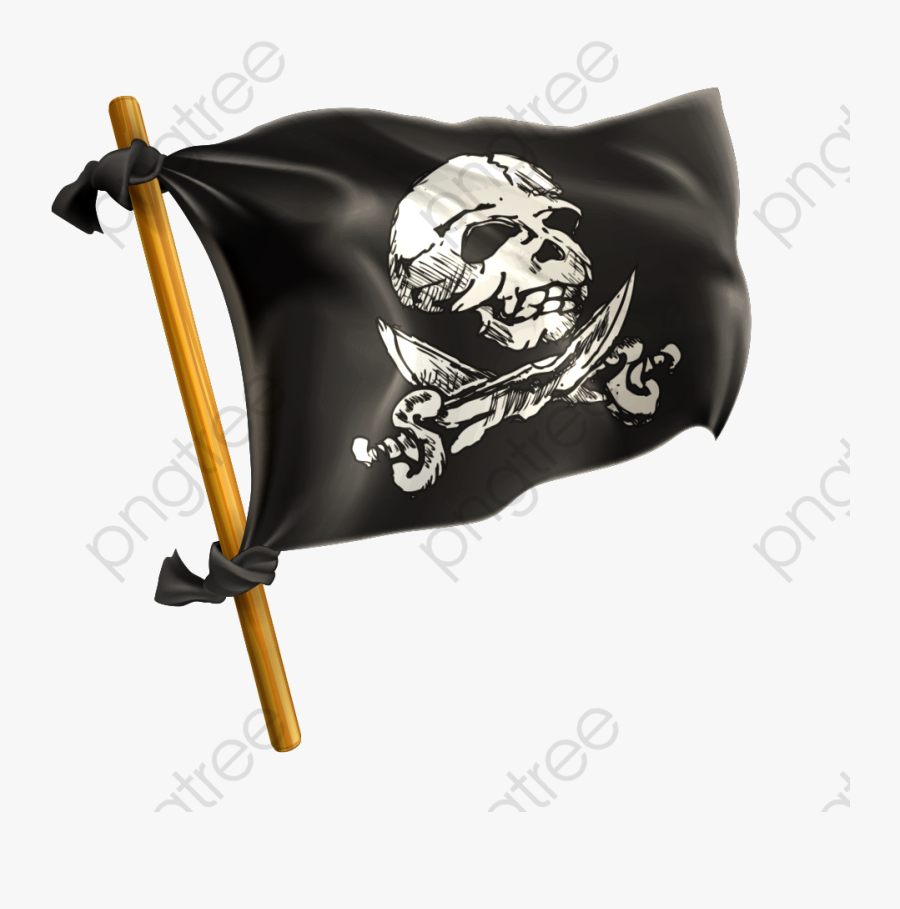 Pirate Flag Png, Transparent Clipart