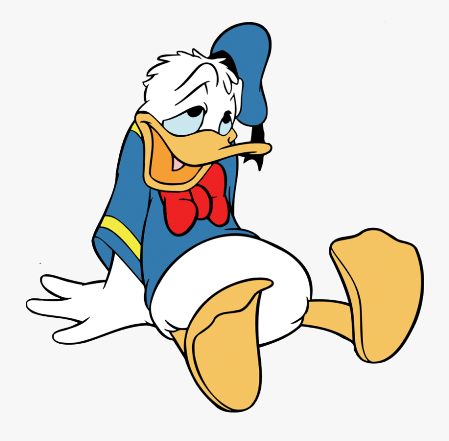 Donald Duck Good Morning, Transparent Clipart
