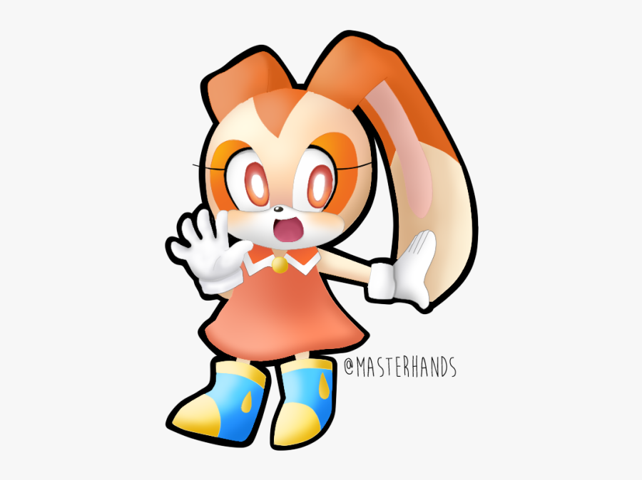 Fan Labor - Cream The Rabbit Skyline, Transparent Clipart