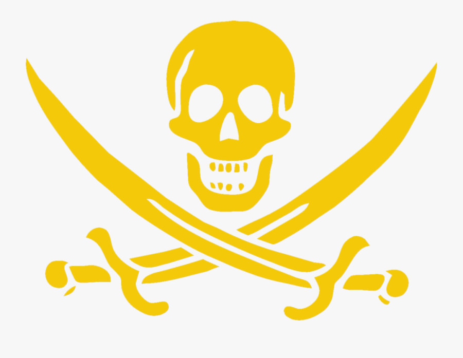 Pirate Flag Men"s Printed Henley - Talvar Logo Clip Art, Transparent Clipart