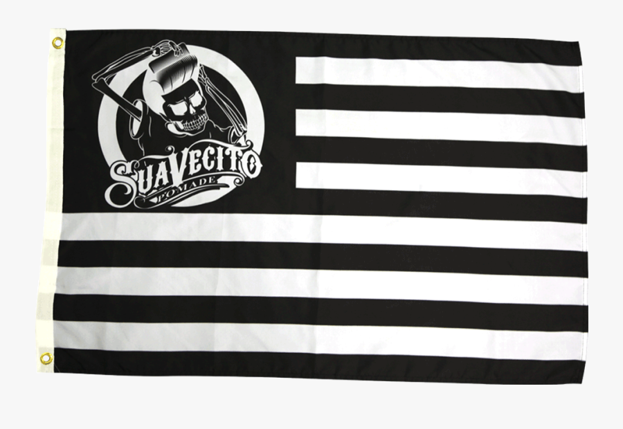 Suavecito Pirate Flag, Transparent Clipart