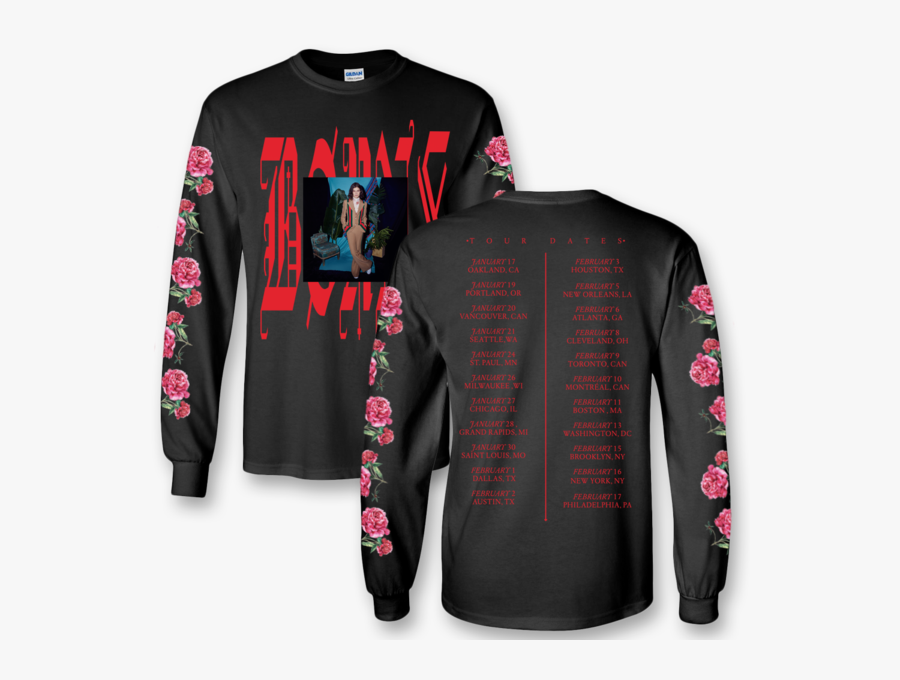 Shirts Clipart Long Sleeve Shirt - Long Sleeve Tour Shirt, Transparent Clipart