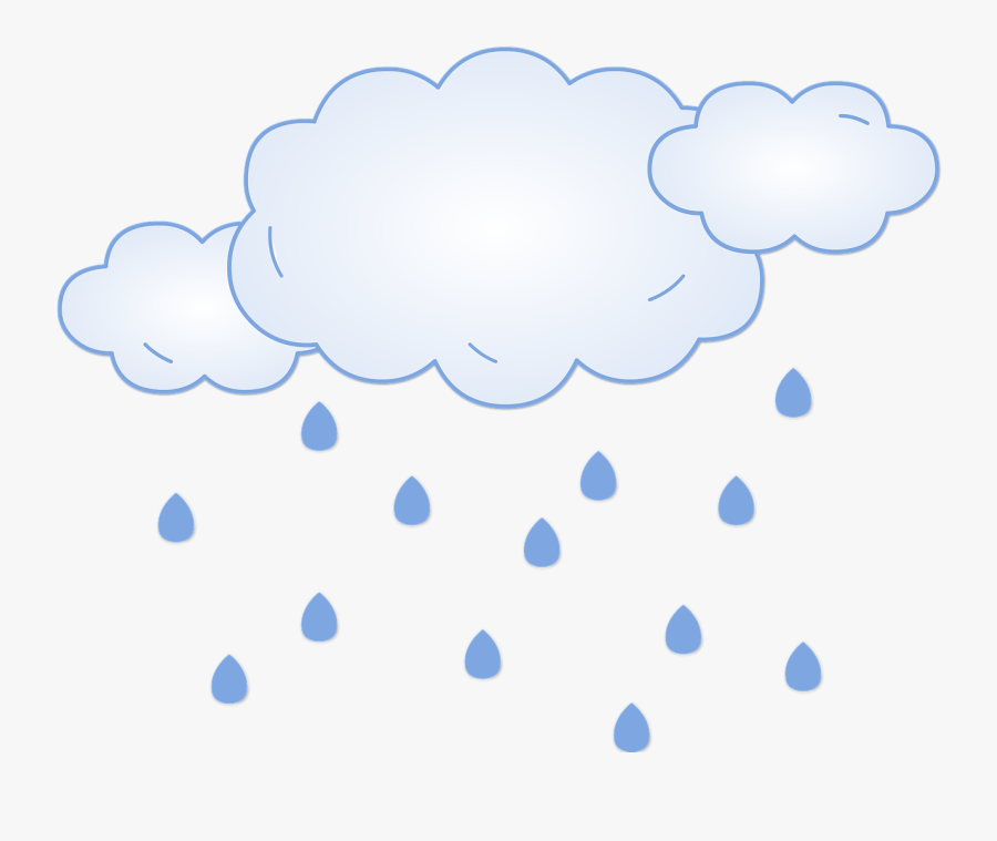 เมฆ ฝน ตก, Transparent Clipart