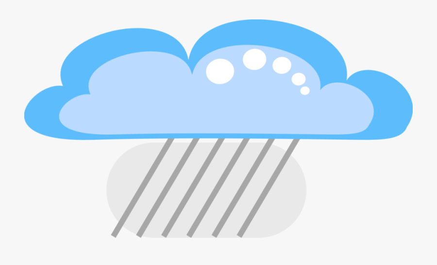 Rainfall And Clouds Animated Png, Transparent Clipart