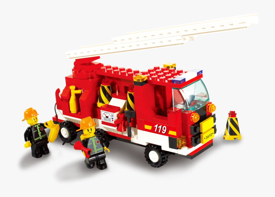 Новая Пожарная Машина M38-b3000 - Sluban, Transparent Clipart