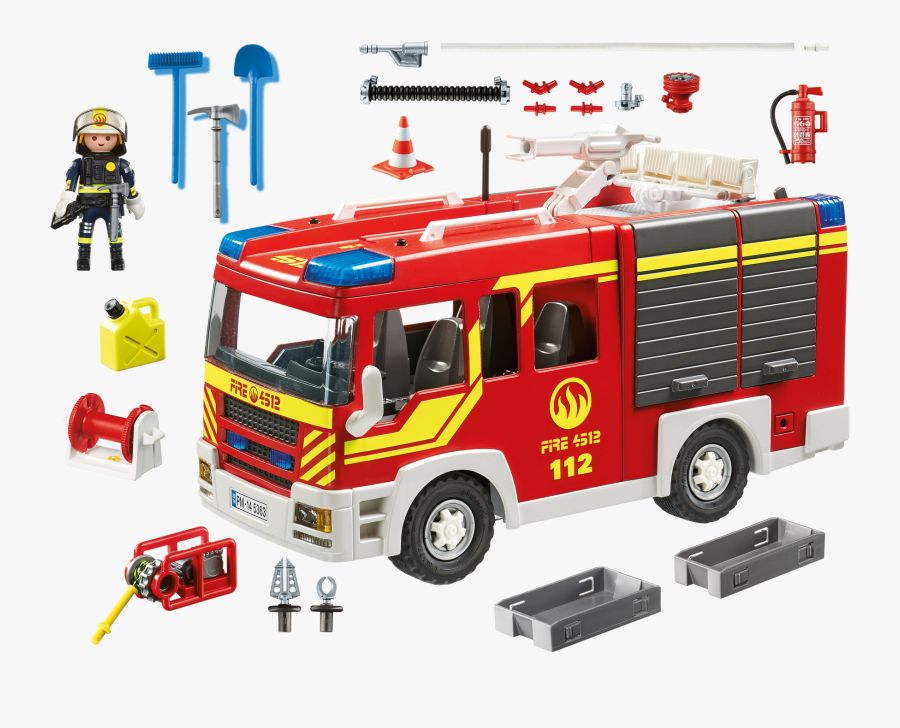 Http - //media - Playmobil - Com/i/playmobil/5363 Product - Playmobil Fire Engine 5363, Transparent Clipart