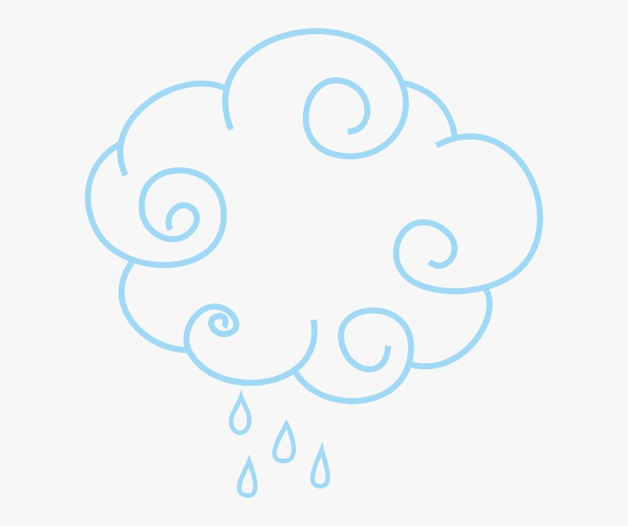 Cloud Drawing Rain Transprent - صور غيوم مرسومة, Transparent Clipart