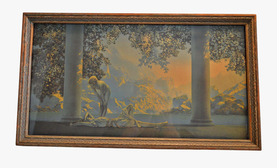 Clip Art Maxfield Parrish Original Lithograph - Maxfield Parish - Day Break, Transparent Clipart