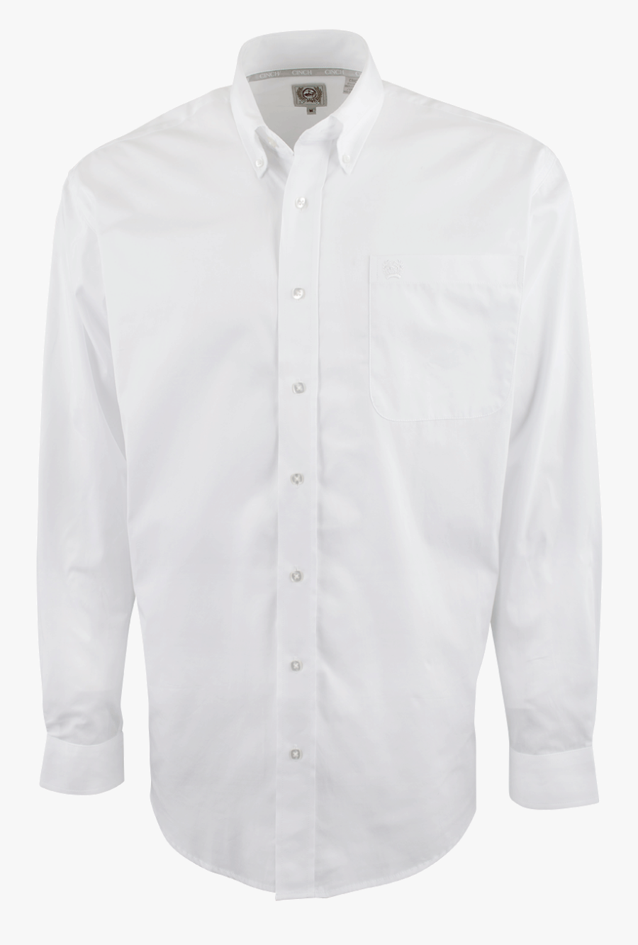 Clipart Library Shirt Clip Cinch - Men White Long Sleeve Shirt For Work, Transparent Clipart