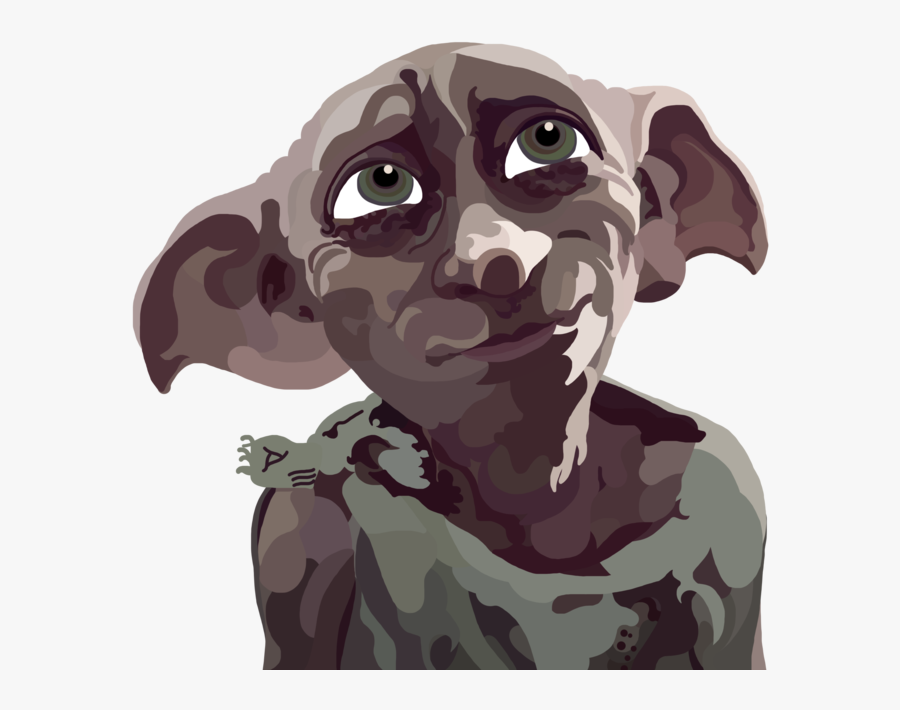 Dobby The House Elf Digital Painting By Whovianpoprocks - Dobby Harry Potter Png, Transparent Clipart