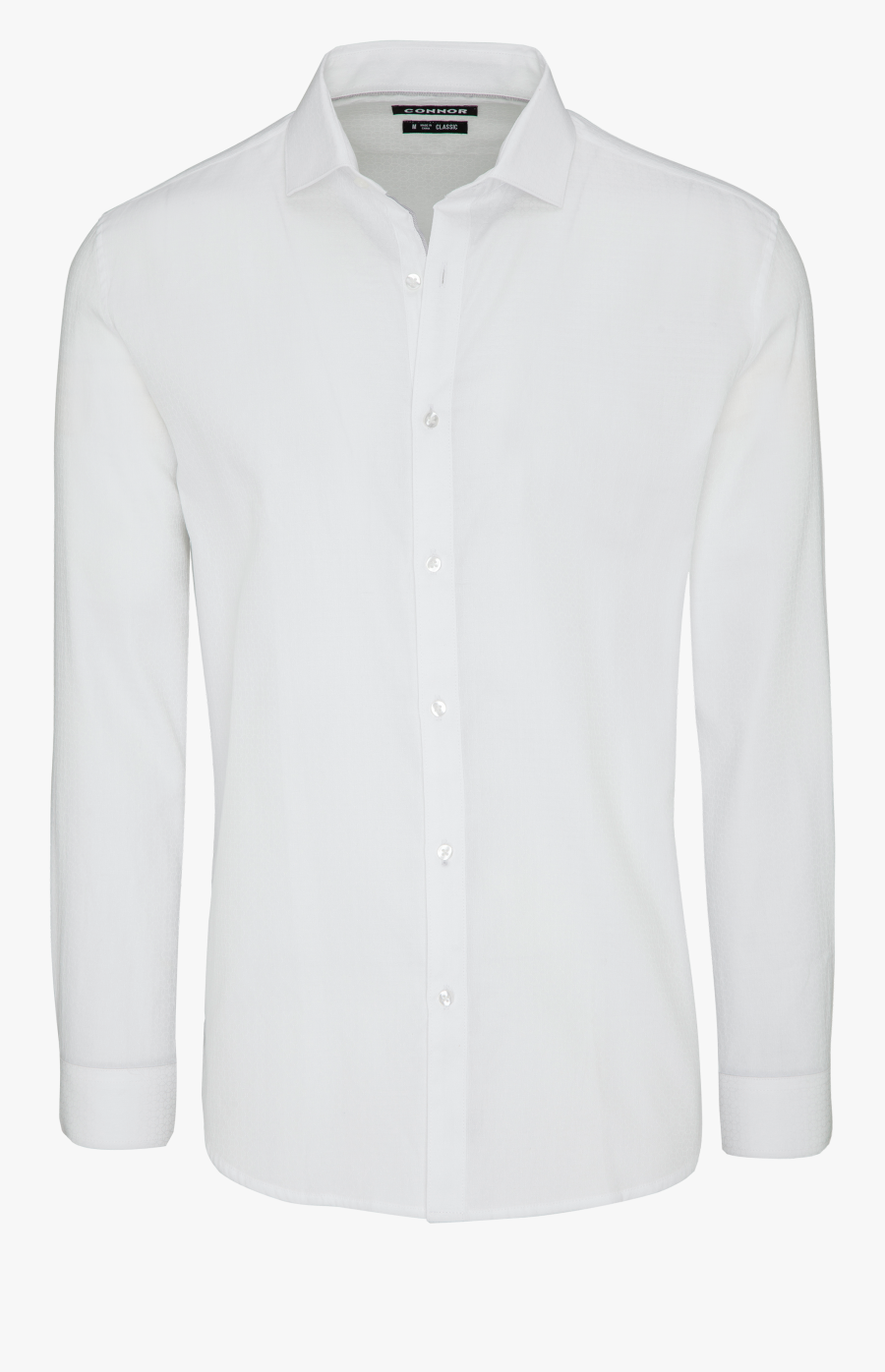 Dress Shirt Clipart Plain White Shirt - White Dress Shirt Png, Transparent Clipart