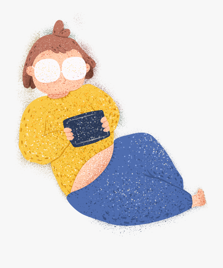 Hand Painted Simple Fat House Boy Png And Psd - Illustration, Transparent Clipart