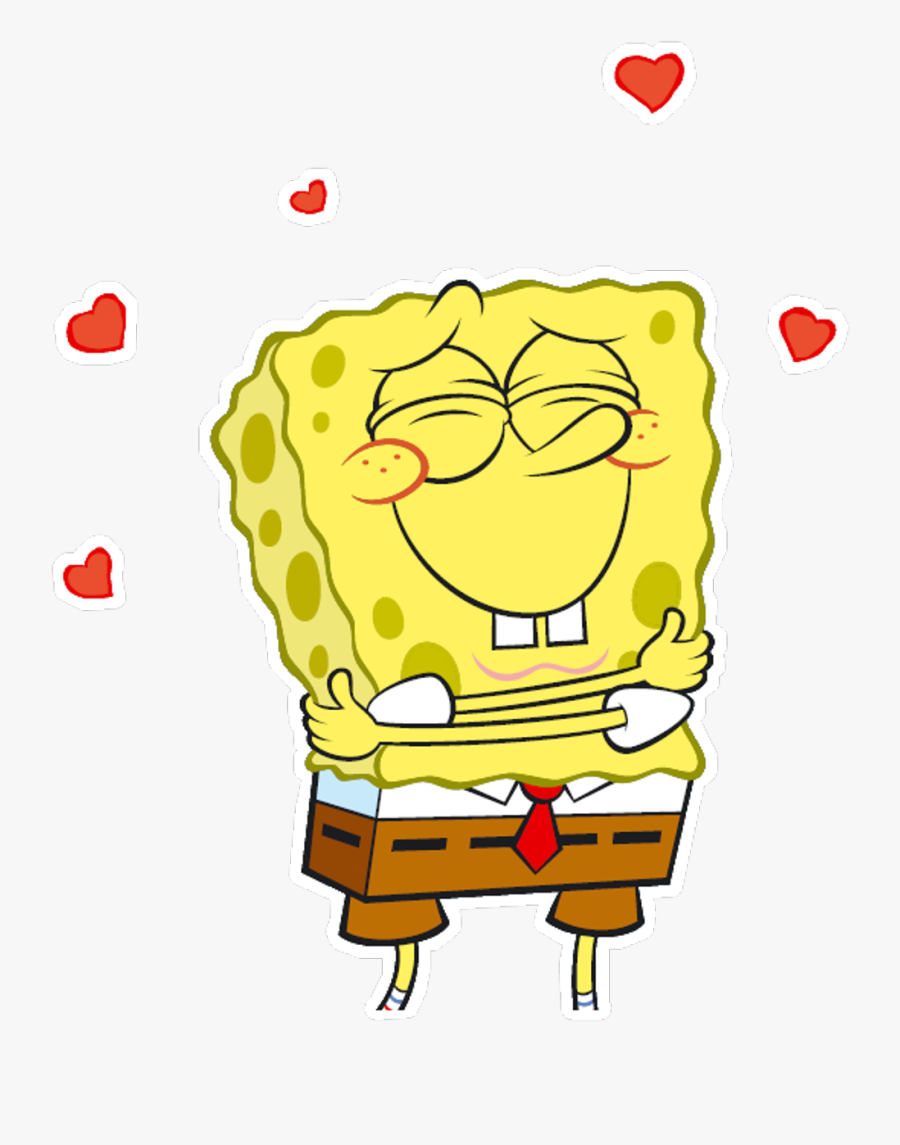 Spongebob Heartfreetoedit Patrick Squidward Mrkrabs - Spongebob And Patrick Background, Transparent Clipart
